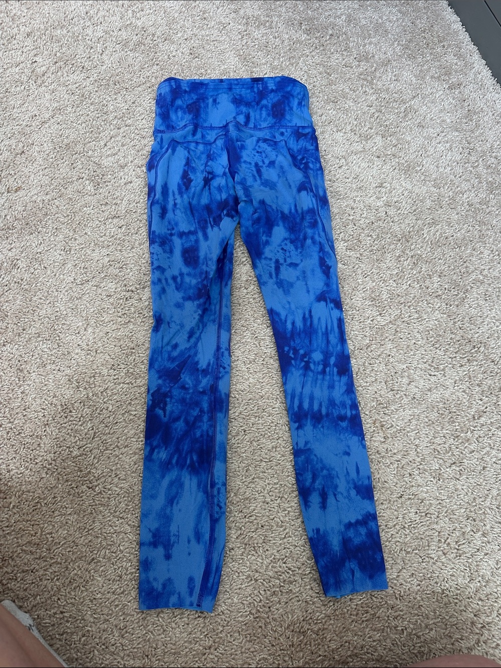 lululemon athletica Blue Tie-Dye Leggings - Picture 4 of 6